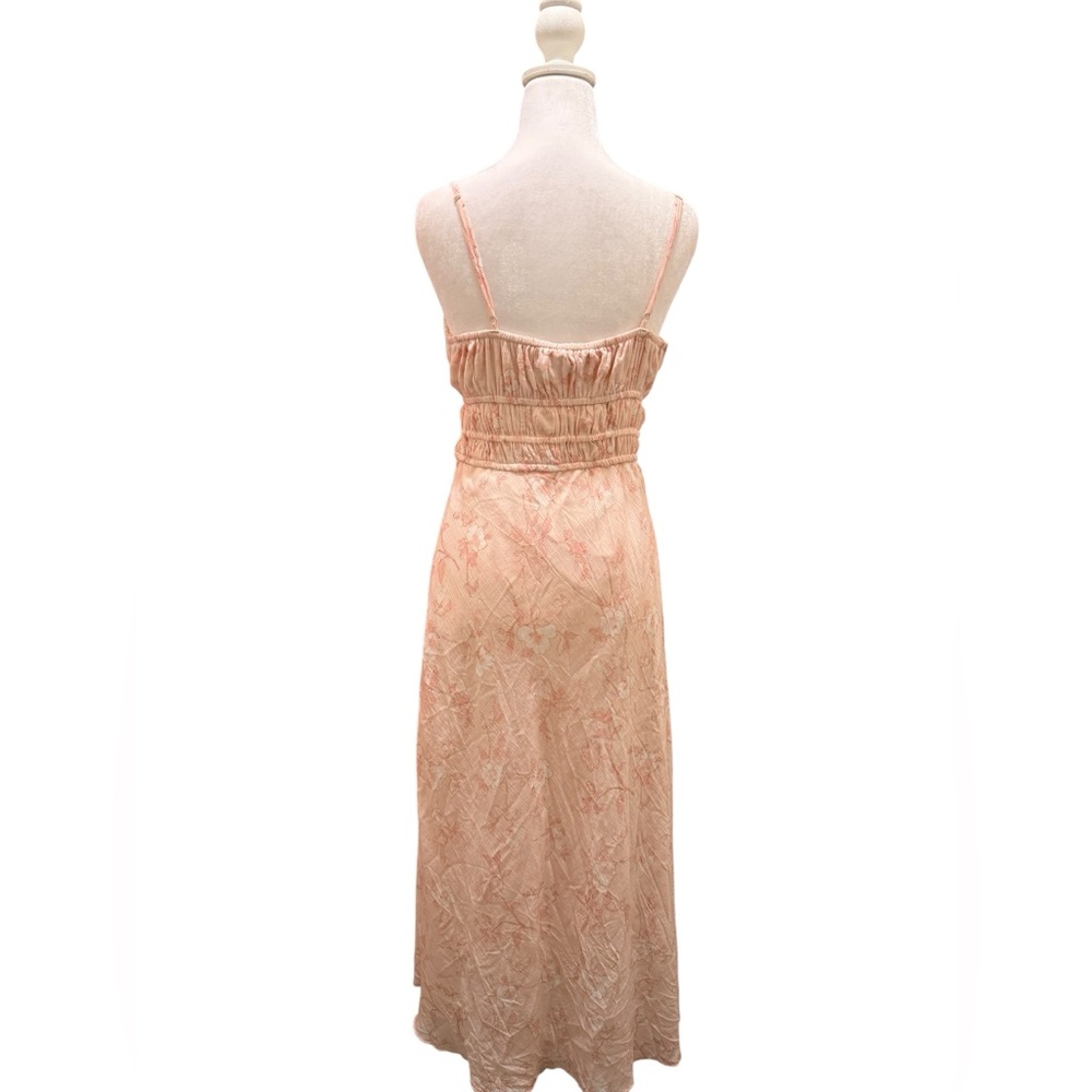 Blush Floral Maxi Dress NWT Size Large V-Neck Spaghetti Strap Summer Sundress - Picture 5 of 5
